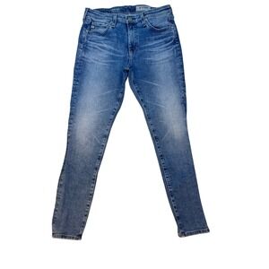 AG Adriano Goldschmied Legging Ankle Super Skinny Ankle Jeans Womens 30R Blue